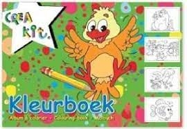 KLEURBOEK A4 24/ CREA-KIT GROEN ()